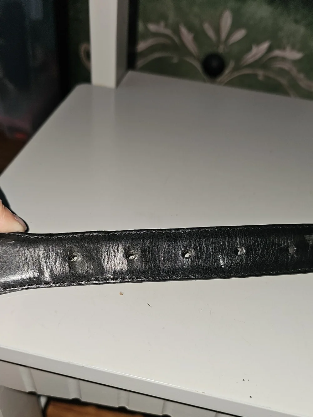 AML3000 Golf Theme Leather Belt